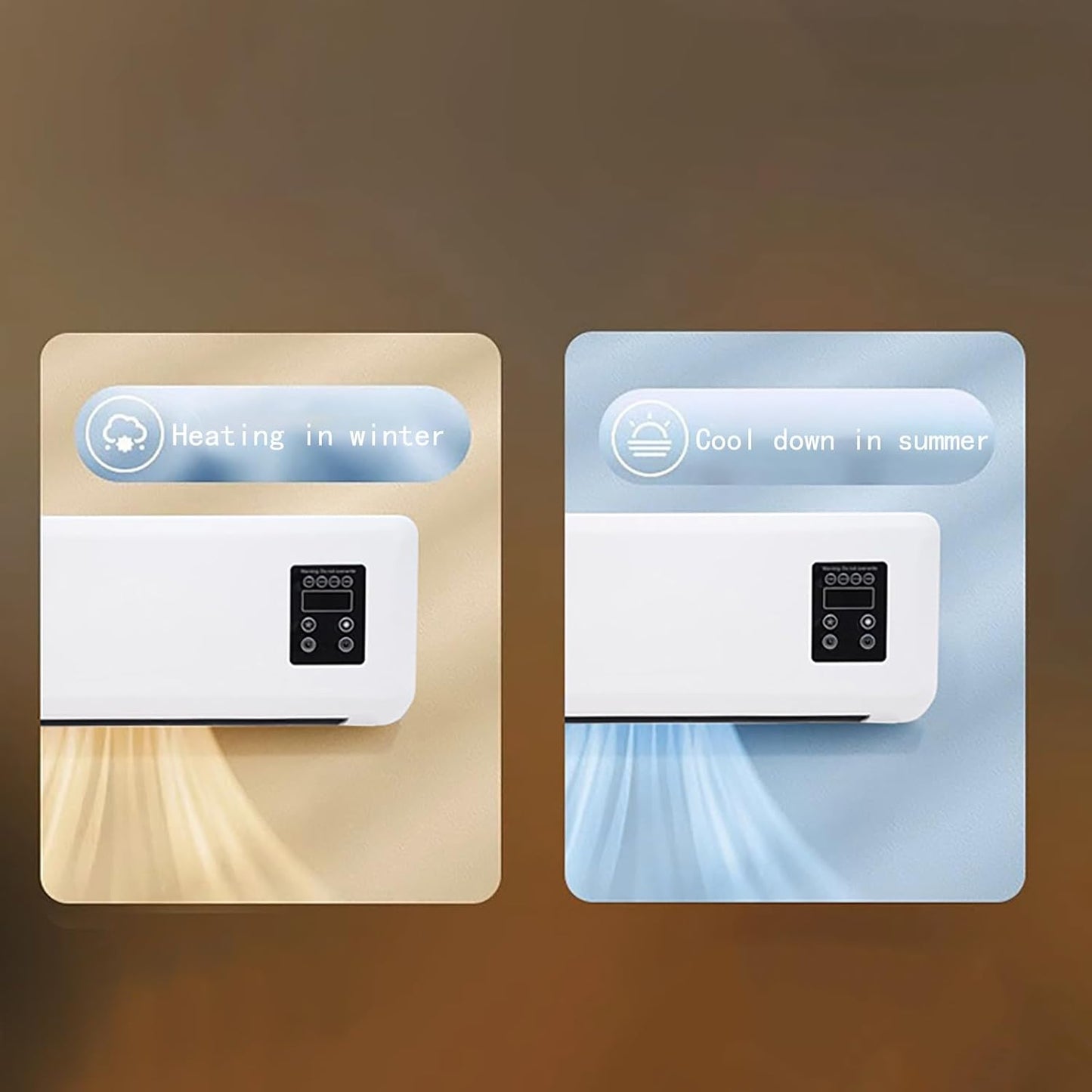❄️ Mini Ventilador Climatizador de Pared