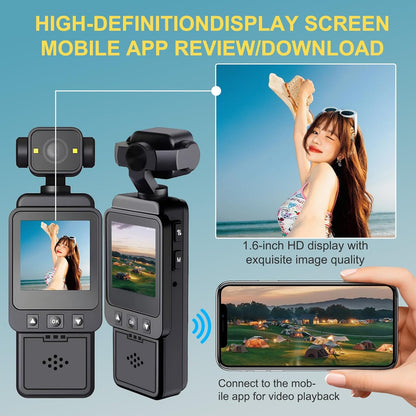 Camara de Accion 4K Portatil